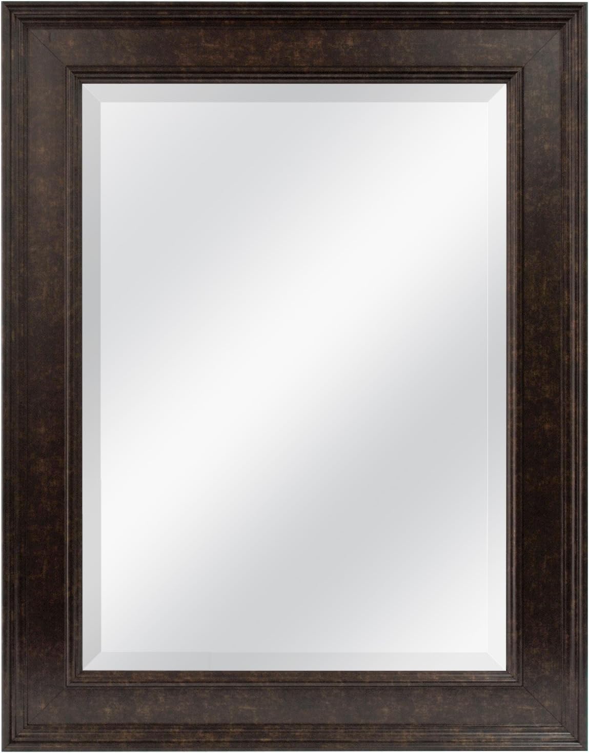 MCS Wall Mirror, White: Home & Kitchen