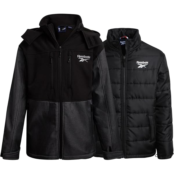 Amazon.com: Reebok Mens Winter Coats - 3 in 1 System Hooded