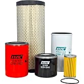 XYZIL HST Maintenance Service Filter Kit Compatible with Kioti CK25 CK27 CK30 CK35 Tractor Air Fuel Oil Hydraulic Hydro Filter Set E6201-32443 84612-43160 T2185-38031 T2195-38031 P822768 1A001-43160