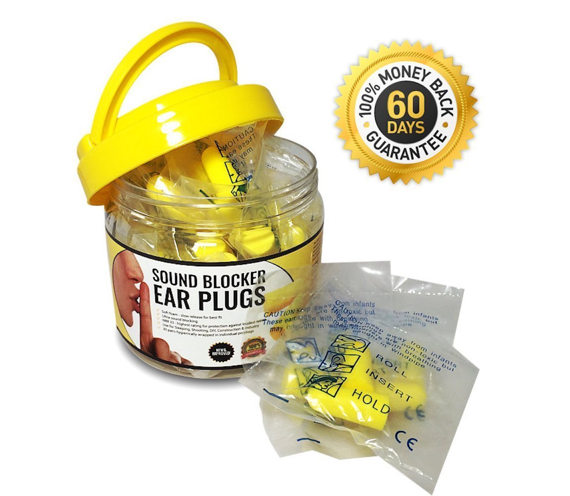 Sound Blocker Ear Plugs Block Out Snoring for Peaceful Sleeping. 30 Pairs... eBay