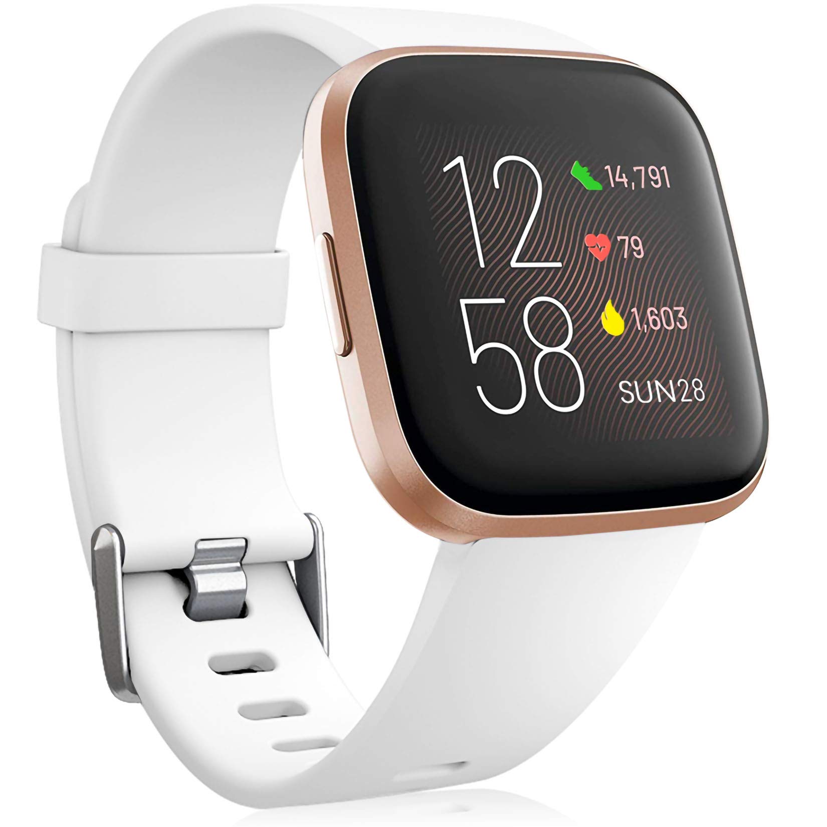 Oielai Wristband for Fitbit Versa 2, Silicone Sport Classic Replacement Band for Women or Men — image 1