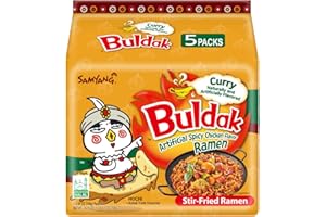 Samyang Hot Chicken Curry Flavor Ramen Halah 4.93 oz (140g) x5