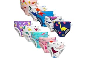 zebricolo,toddler girl underwear,10pcs,girls panties,100% cotton,kids underwear girls,soft and breathable(Random pattern)