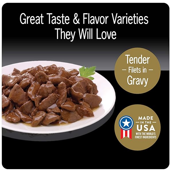 CESAR FILETS IN GRAVY POULTRY LOVERS VARIETY PACK WET DOG FOOD, 3.5 OZ., COUNT OF 12