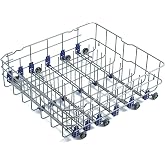 Upgraded 3751DD1001J 3751DD1001C Dishwasher Lower Rack Replacement Parts for LG Dishwasher Parts Lower Dishrack Drawer MGR47998602 LDF7774ST LDF5545ST LG Bottom Dishwasher Rack Wheels Dish Washer Tray