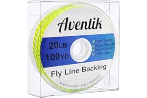 Aventik Dacron Braided Fly Line Backing for Fly Fishing Trout Line Fishing Line 100YARD/200YARD/20LB/30LB