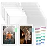 VOKOY Kpop Photocard Sleeves Set, 50 Hard Plastic