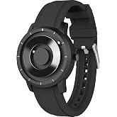 EUTOUR Unisex Magnetic Watch Swiss Quartz Movement Floating Balls Dial 5ATM | Magnetic beads display Swiss Ronda Quartz 5ATM 40mm Brass Dial strap 20mm unique watch gift for men