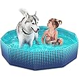 Jasonwell Foldable Dog Kiddie Pool Hard Plastic Kids