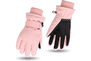 Waterproof Winter Kids Gloves Cartoon Boys Girls Snow Mittens Warm Outdoor Ski Gloves with Fleece Lining
