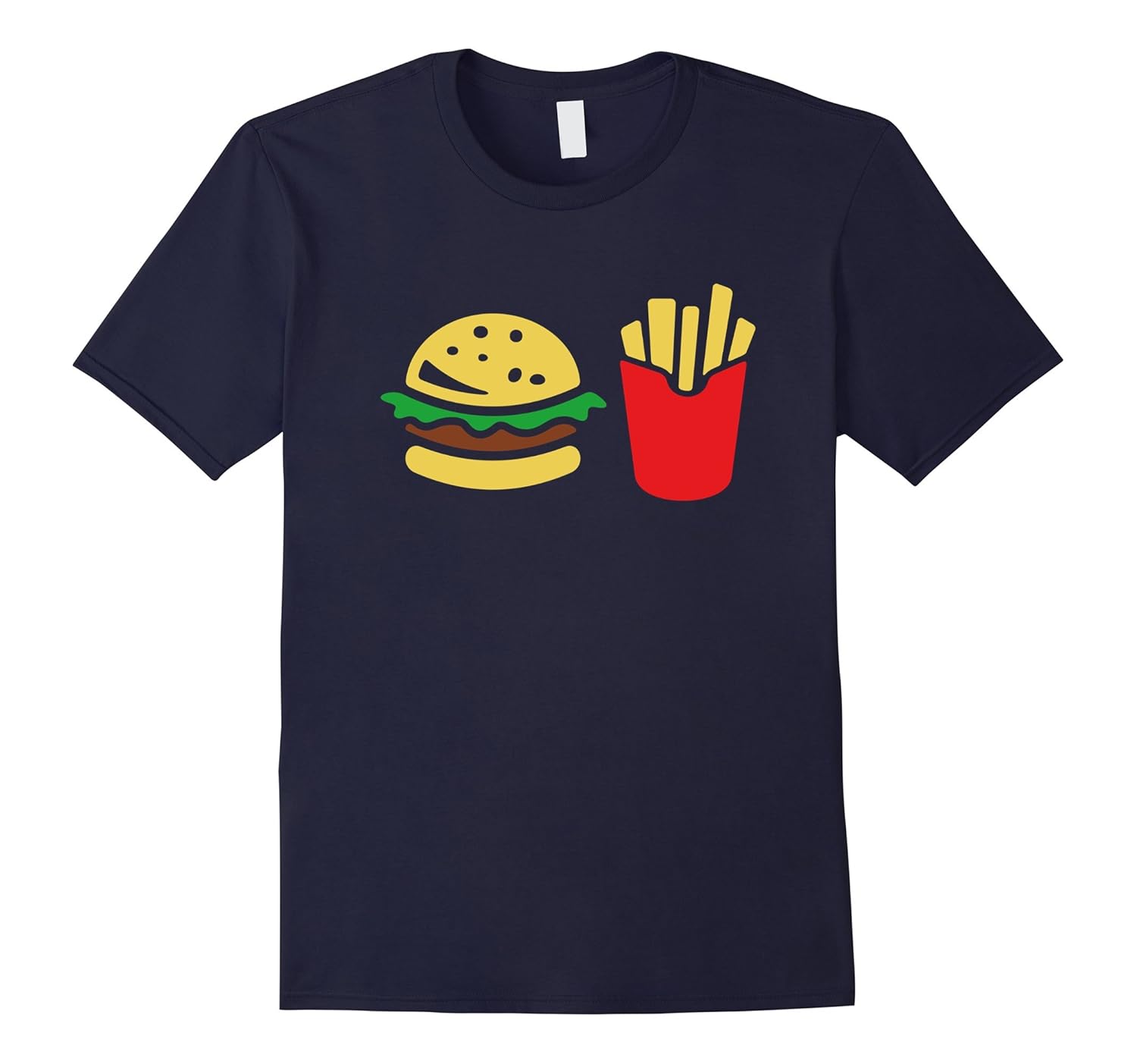 Hamburger Fries Combo Funny Halloween T-Shirt Gift-ANZ