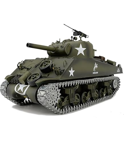 T*U様 1/16 M4 SHERMAN シャーマン RCタンク Amazon.com: 1/16 US M4A3 Sherman Tank (105mm Howitzer) Air