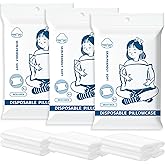 Celmuron 6 Pcs Disposable Pillowcases, 32x20 Inch Single Use Non Woven Travel Pillow Case &amp; Pillow Covers, Individually Wrapped for Business Trips Hotels Bedding Supplies