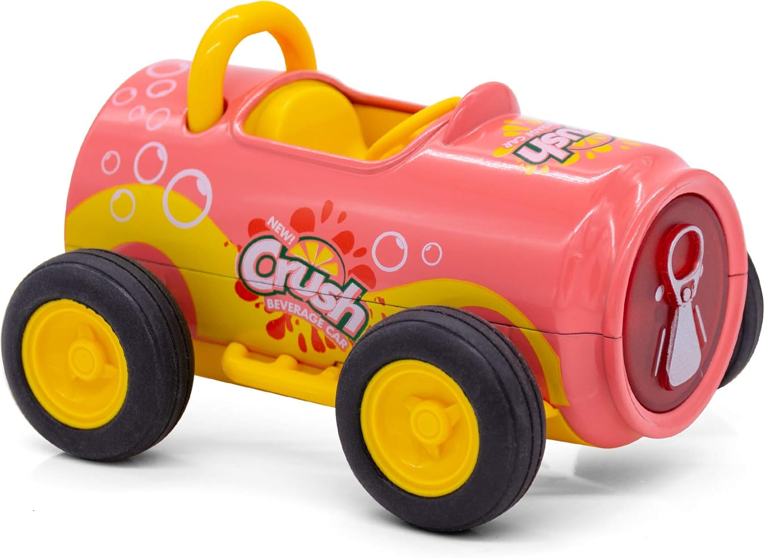 Conzy Pull Back Car Toy for Toddlers, Metal Cute Fun Toy Vehicles with Music and Lights, Christmas Birthday Gift for 2 3 4 5 6 7 8 Year Old Boys Girls (Pink)