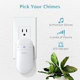 SECRUI Wireless Door Open Sensor Alarm Chime 400ft 52 Tones 110 dB view 3