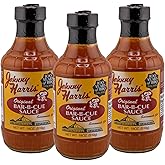 Johnny Harris Original Barbecue Sauce, Gluten-Free, Classic Bold Flavor, Gourmet Cookout Sauces, Authentic Southern Recipe, Rich Grilling Sauce for Chicken - 3 Pack