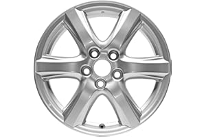 BHGYTEC Factory Wheel Replacement New 17x7"" 17 Inch 6 Spoke Aluminum Alloy Wheel Rim for Toyota Camry 2007 2008 2009 2010 | ALY69497U20N | Direct Fit - OE Stock Specs, Silver