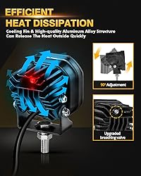 Auxbeam 6 Modes Amber White LED Pods XP-Ultra