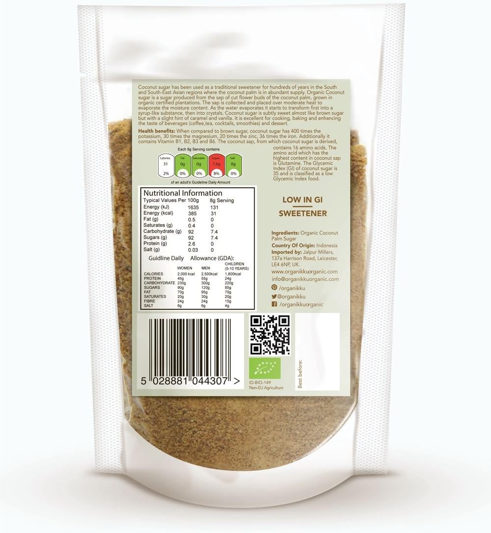 Organikku Organic Coconut Palm Sugar - 250g