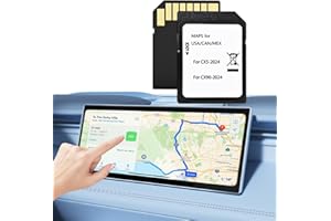 ROCKETEK 2025 Upgraded KMV6 66 EZ1 Latest Navigation SD Card Compatible with CX-5 CX-30 CX-90, Latest Navigation SD Card Map USA/CAN/MX