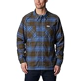 Columbia Mens Cornell Woods Fleece Lined Shirt Jacket