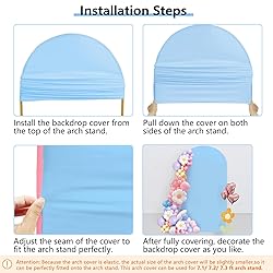 HEMMOTOP 7.2 ft Arch Backdrop Cover