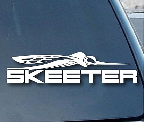 Amazon Com Skeeter Bass Boat Car Window Vinyl Decal Sticker 10 Wide Color White Kitchen Dining
