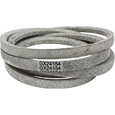 GX24154 Mower Drive Belt 1/2" x 98" Fit for John Deere,Aramid Cord | Model for D105 E100 X105 X106 Series Lawn Tractors