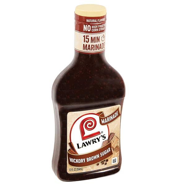 LAWRY’S HICKORY BROWN SUGAR MARINADE, 12 FL OZ