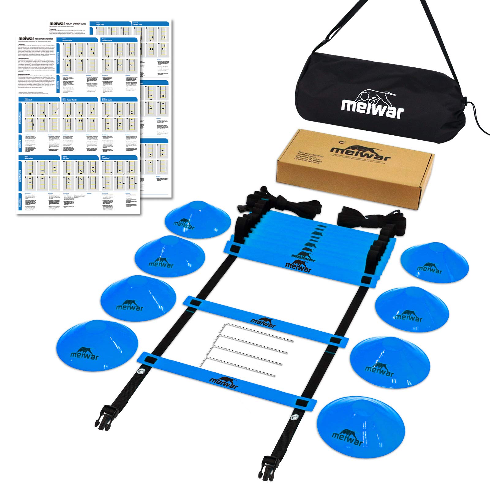 meiwar Coordination ladder set, blue