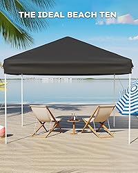 10x10 Pop Up Canopy Tent, Outdoor Tent with 3