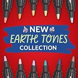 Sharpie Creative Marker Acrylic Paint Pens Earth Tones 12 Count Bullet Tip view 2