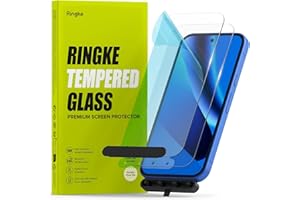Ringke Glass [2 Pack] for Google Pixel 10a Screen Protector, HD Clear Scratch Resistant Full Coverage Protection 9H Tempered 