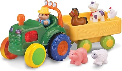 tractor and animals toy