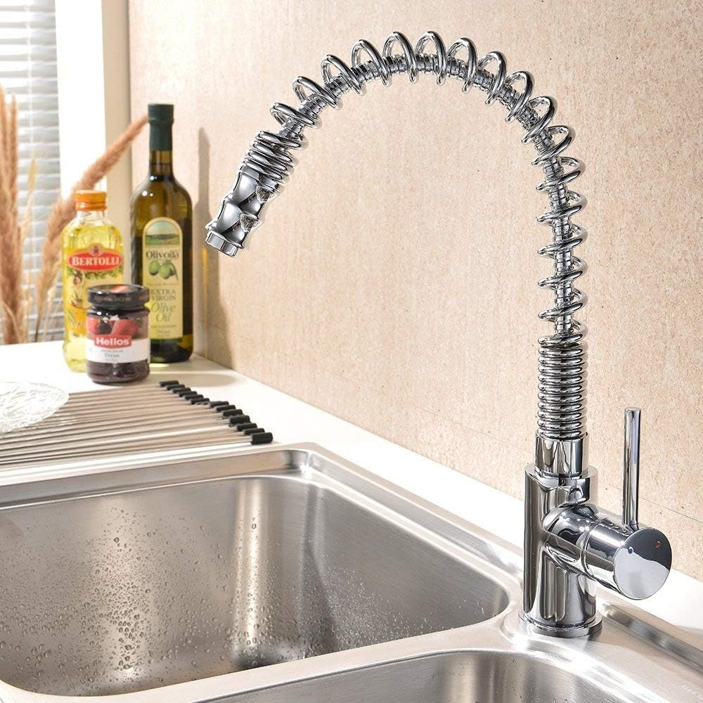 VAPSINT® Good Build Quality Chrome Monobloc Kitchen Sink Mixer Tap