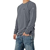 FR Shirts for Men 5.5oz Birdseye Mesh Design Modacrylic Fabric Lightweight Flame Resistant Long Sleeve Shirt for Men CAT1