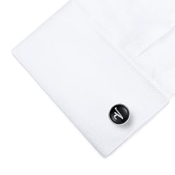 HONEY BEAR Initial Alphabet Letter Cufflinks Tie