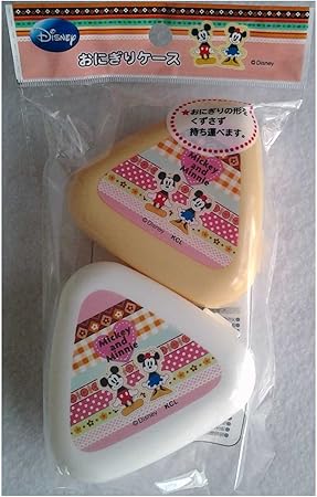 Amazon Co Jp おにぎりの形をくずさず持ち運べる ディズニー Disney おにぎりケース ミッキー ミニー 2個入り Toys