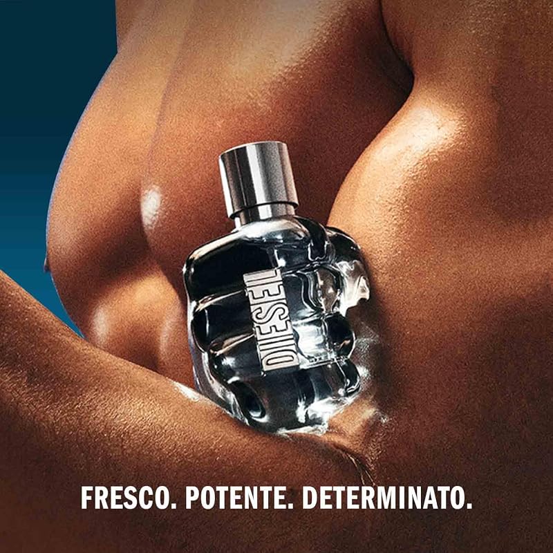 Only The Brave Eau de Toilette Uomo, Profumo Uomo Fresco e Potente, Fragranza Legnosa Agrumata, Note di Limone, Rosmarino e Ambra, A Lunga Durata, Profumo di Lusso per Uomo, 125 ml