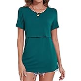Sosolism Women's Maternity Nursing Tops for Breastfeeding Shirt