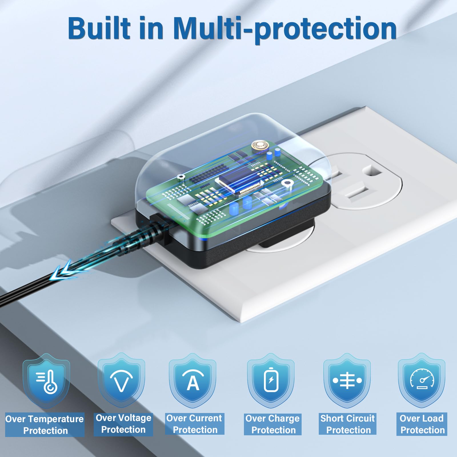 10V Pet Stain Eraser Charger Replacement Compatible with Bissell 3180 Power Cord AC Adapter for Bissell 3180C 3181 3182 Cordless Portable Spot Carpet Vacuum Cleaner 3705 3706 Charging Plug Cable