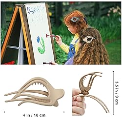 French Concord Flat Hair Clips for Women Girls