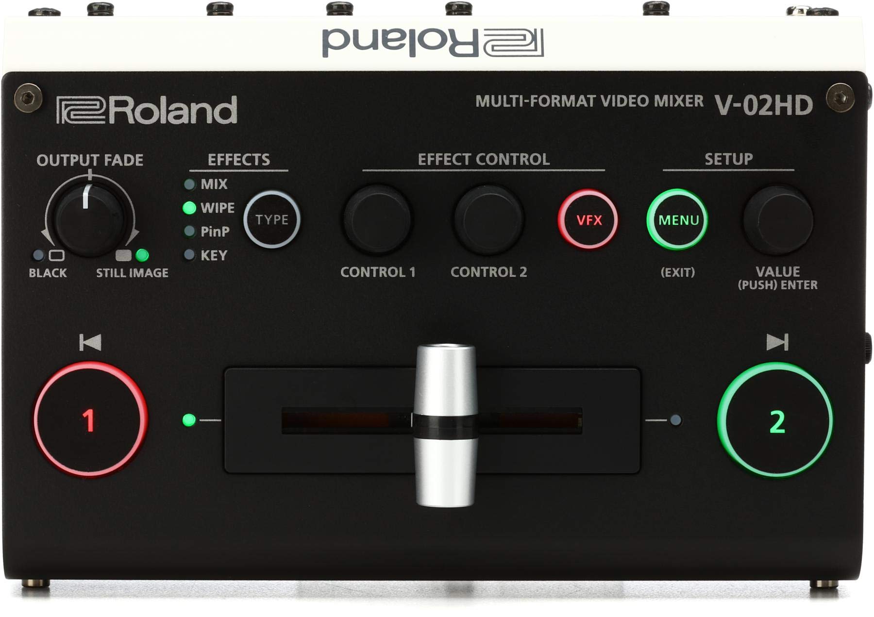 Roland V-02Hd Multi-format Video Mixer, Switcher, Scaler, Expander — with Audio Processing And Video Effects