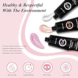 PHOENIXY Poly Nail Gel Kit 8 Colors 36W Lamp Full DIY Extension Set view 2