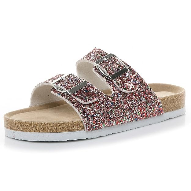 MOIKA Damen Slipper Sandalen Sommer Bohemia Schuhe Outdoor Strand Sandaletten Damen Strap Flache Sandalen Strandschuhe Dick-S