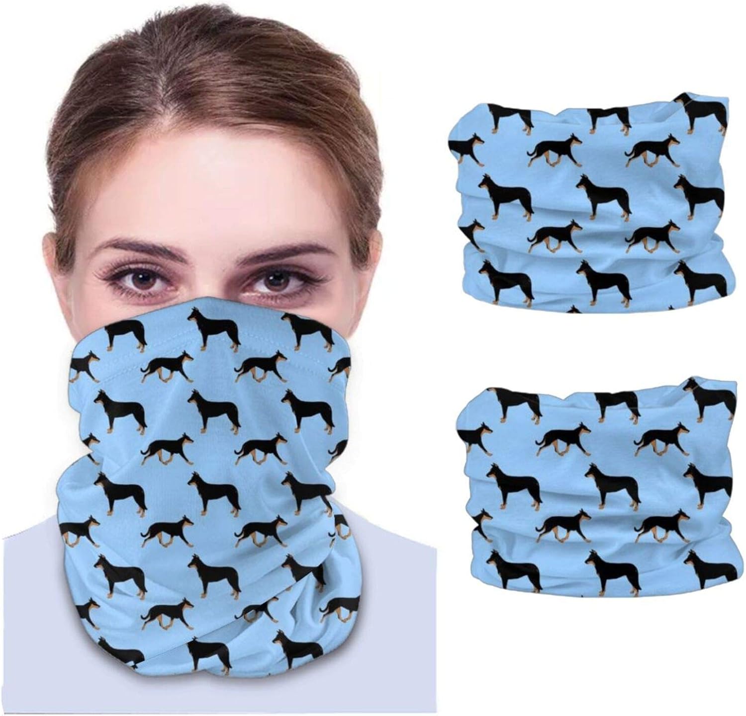 APEBAZY 12 Stück Schädel Halstücher - Motorrad Gesichtsmaske Mit UV-Schutz UPF50+