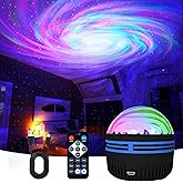 MAXROCK Black Hole Galaxy Projector, Night Light with Remote Control for Kids Bedroom, Sensory Lights for Adults Room Aesthetic, Party