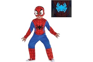 Party City Spidey & His Amazing Friends: Spider-Man Boy Halloween Costume for Toddlers