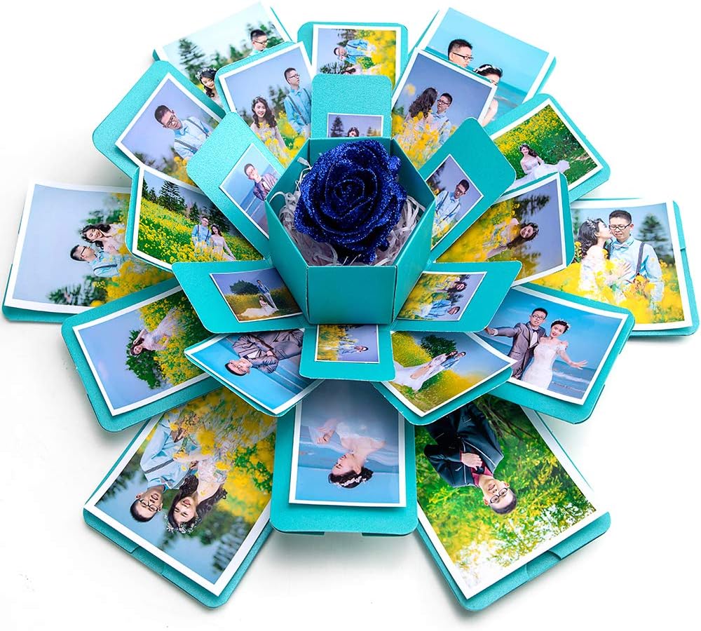 Creative Explosion Box Gift Box Scrapbook DIY Photo Album Box for Birthday
