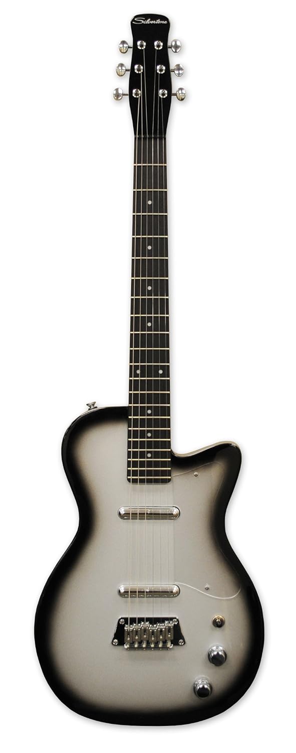 Silvertone 1303/U2 Electric Guitar Silverburst Amazon.co.uk Musical